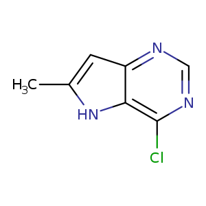 Cc1cc2c([nH]1)c(Cl)ncn2