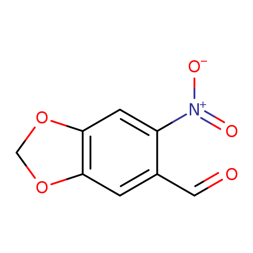 O=Cc1cc2OCOc2cc1[N+](=O)[O-]