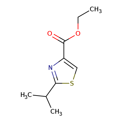 CCOC(=O)c1csc(n1)C(C)C