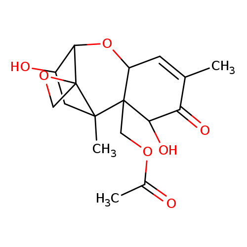 CC(=O)OCC12C(C=C(C(=O)C1O)C)OC1C3(C2(C)CC1O)CO3