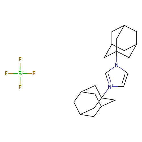 C1C2CC3CC1CC(C2)(C3)n1cc[n+](c1)C12CC3CC(C2)CC(C1)C3.F[B-](F)(F)F