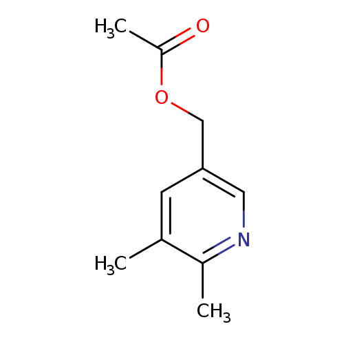 CC(=O)OCc1cnc(c(c1)C)C