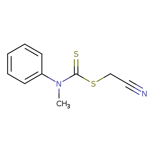 CN(c1ccccc1)C(=S)SCC#N