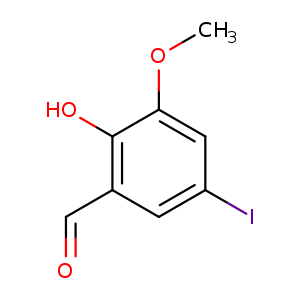 COc1cc(I)cc(c1O)C=O
