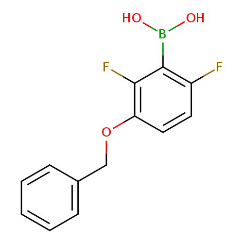 OB(c1c(F)ccc(c1F)OCc1ccccc1)O