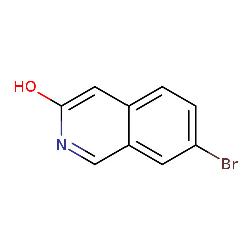 Brc1ccc2c(c1)cnc(c2)O