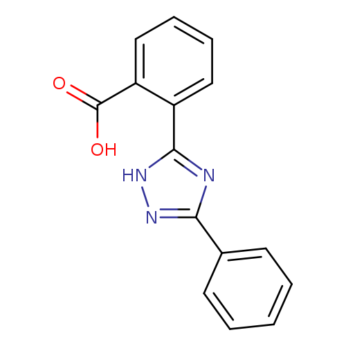 OC(=O)c1ccccc1c1[nH]nc(n1)c1ccccc1