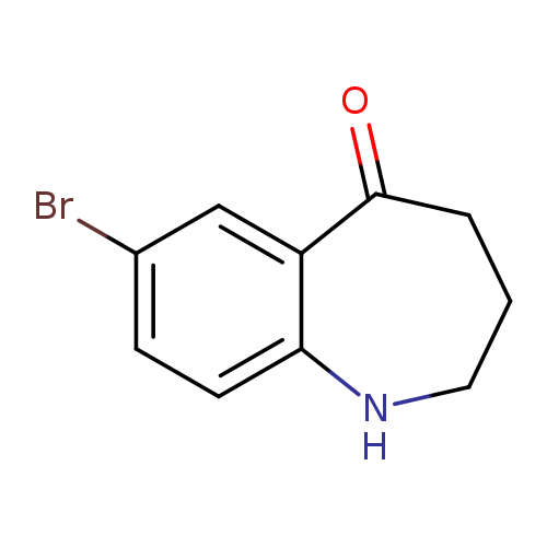 Brc1ccc2c(c1)C(=O)CCCN2