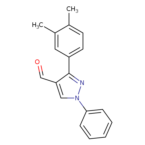 O=Cc1cn(nc1c1ccc(c(c1)C)C)c1ccccc1