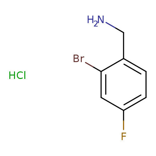 NCc1ccc(cc1Br)F.Cl