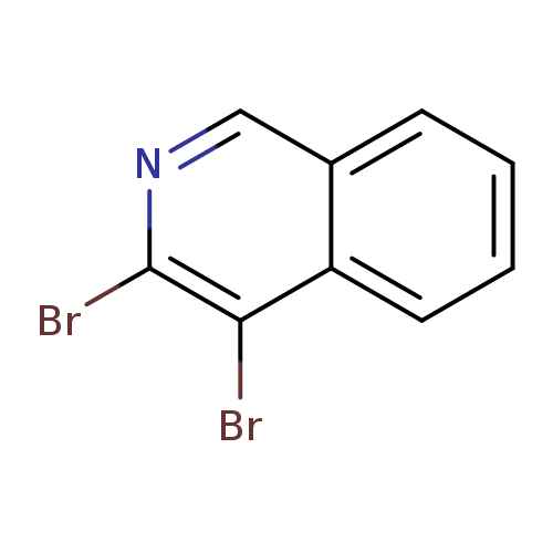 Brc1ncc2c(c1Br)cccc2