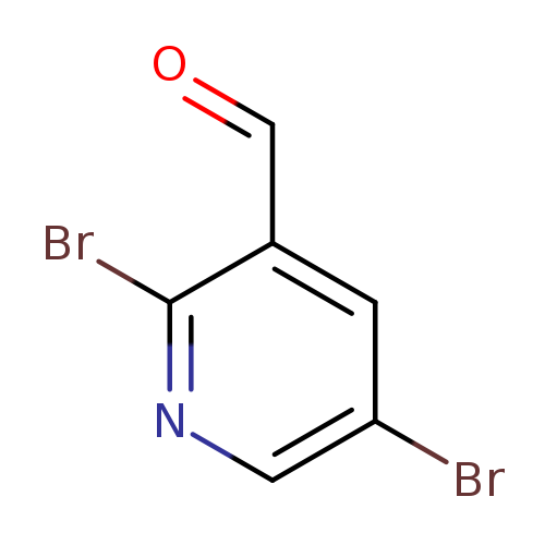 O=Cc1cc(Br)cnc1Br