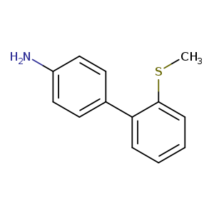 CSc1ccccc1c1ccc(cc1)N