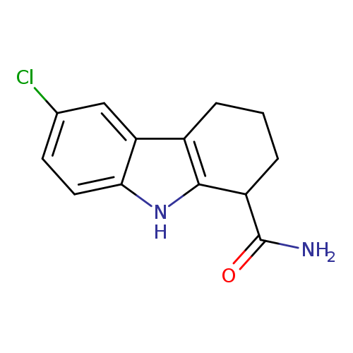 NC(=O)C1CCCc2c1[nH]c1c2cc(cc1)Cl