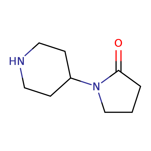 O=C1CCCN1C1CCNCC1