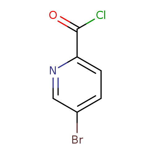 Brc1ccc(nc1)C(=O)Cl