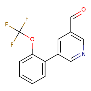 O=Cc1cncc(c1)c1ccccc1OC(F)(F)F