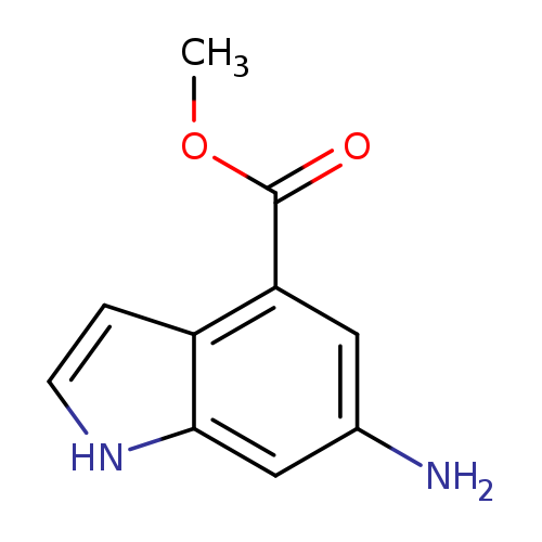 COC(=O)c1cc(N)cc2c1cc[nH]2