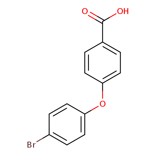 Brc1ccc(cc1)Oc1ccc(cc1)C(=O)O