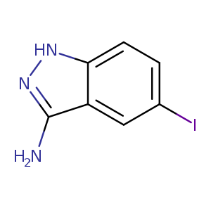 Ic1ccc2c(c1)c(N)n[nH]2