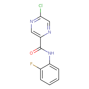 Clc1cnc(cn1)C(=O)Nc1ccccc1F