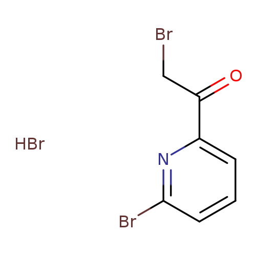 BrCC(=O)c1cccc(n1)Br.Br