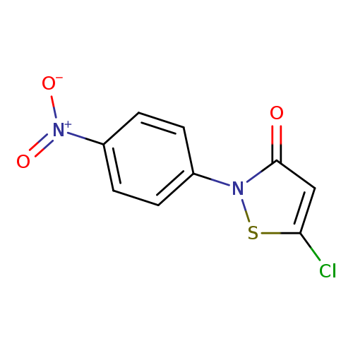 Clc1cc(=O)n(s1)c1ccc(cc1)[N+](=O)[O-]