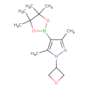 Cc1nn(c(c1B1OC(C(O1)(C)C)(C)C)C)C1COC1