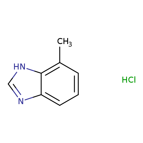 Cc1cccc2c1[nH]cn2.Cl