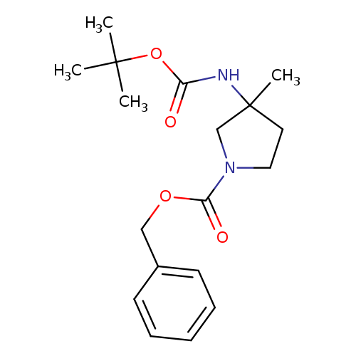 O=C(OC(C)(C)C)NC1(C)CCN(C1)C(=O)OCc1ccccc1
