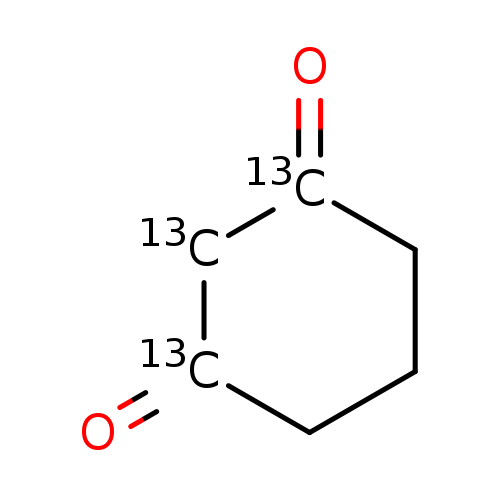 O=[13C]1CCC[13C](=O)[13CH2]1