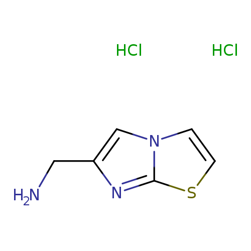 NCc1nc2n(c1)ccs2.Cl.Cl