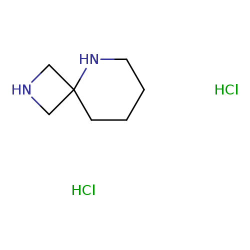 C1CCC2(NC1)CNC2.Cl.Cl