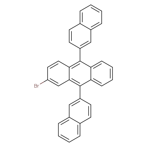 Brc1ccc2c(c1)c(c1ccc3c(c1)cccc3)c1c(c2c2ccc3c(c2)cccc3)cccc1