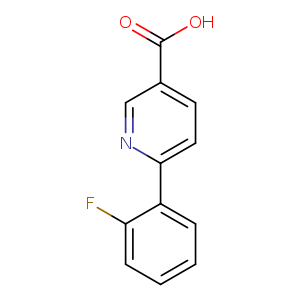 Fc1ccccc1c1ccc(cn1)C(=O)O