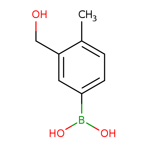 OCc1cc(ccc1C)B(O)O