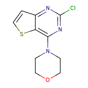 Clc1nc(N2CCOCC2)c2c(n1)ccs2