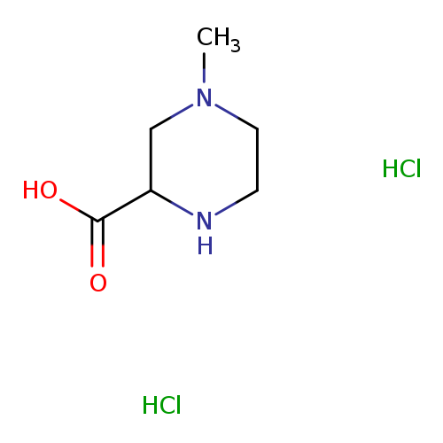 CN1CCNC(C1)C(=O)O.Cl.Cl