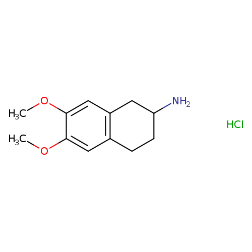 COc1cc2CC(N)CCc2cc1OC.Cl