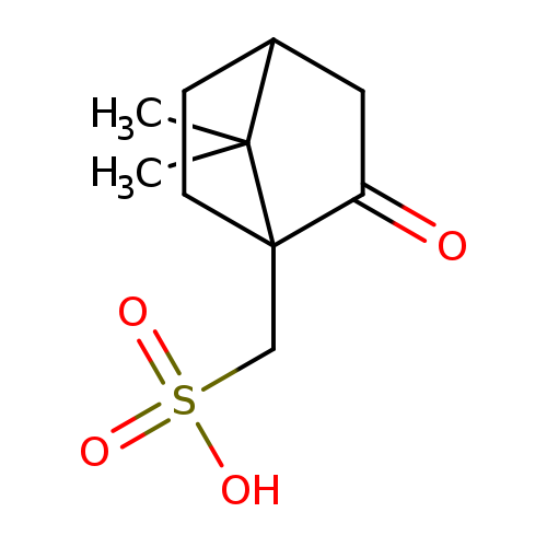 O=C1CC2C(C1(CC2)CS(=O)(=O)O)(C)C