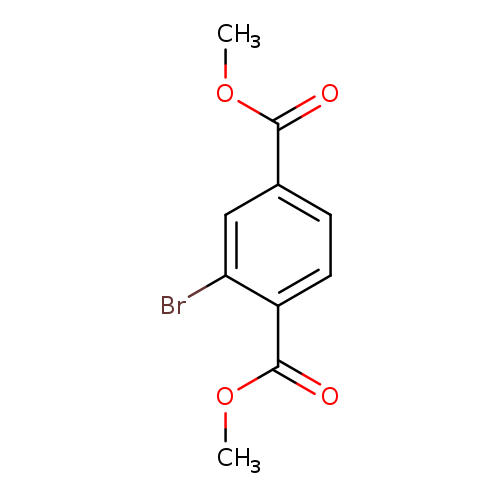 COC(=O)c1ccc(c(c1)Br)C(=O)OC
