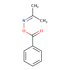 O=C(c1ccccc1)ON=C(C)C