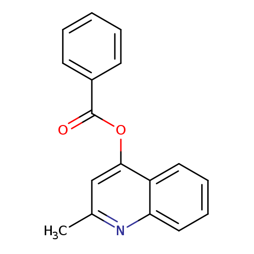 Cc1cc(OC(=O)c2ccccc2)c2c(n1)cccc2