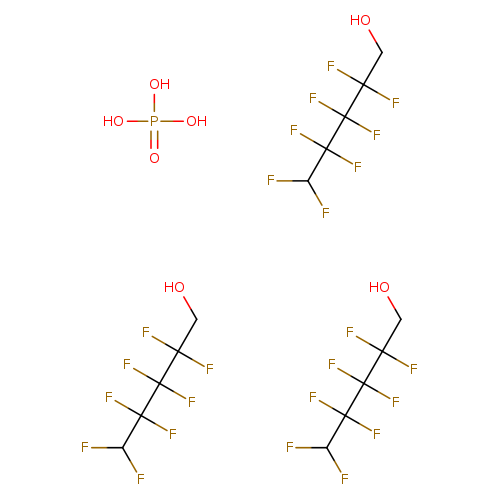 OP(=O)(O)O.OCC(C(C(C(F)F)(F)F)(F)F)(F)F.OCC(C(C(C(F)F)(F)F)(F)F)(F)F.OCC(C(C(C(F)F)(F)F)(F)F)(F)F