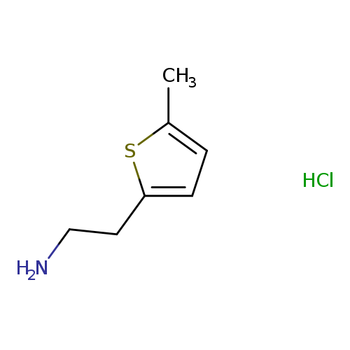 Cc1ccc(s1)CCN.Cl