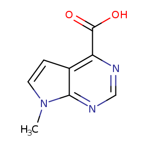 OC(=O)c1ncnc2c1ccn2C