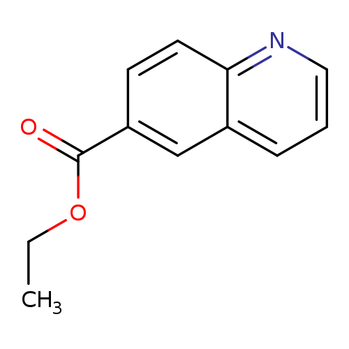 CCOC(=O)c1ccc2c(c1)cccn2