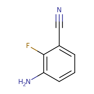 N#Cc1cccc(c1F)N