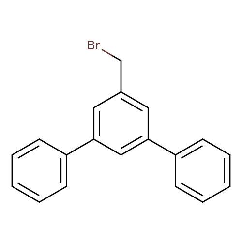 BrCc1cc(cc(c1)c1ccccc1)c1ccccc1
