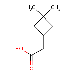 OC(=O)CC1CC(C1)(C)C